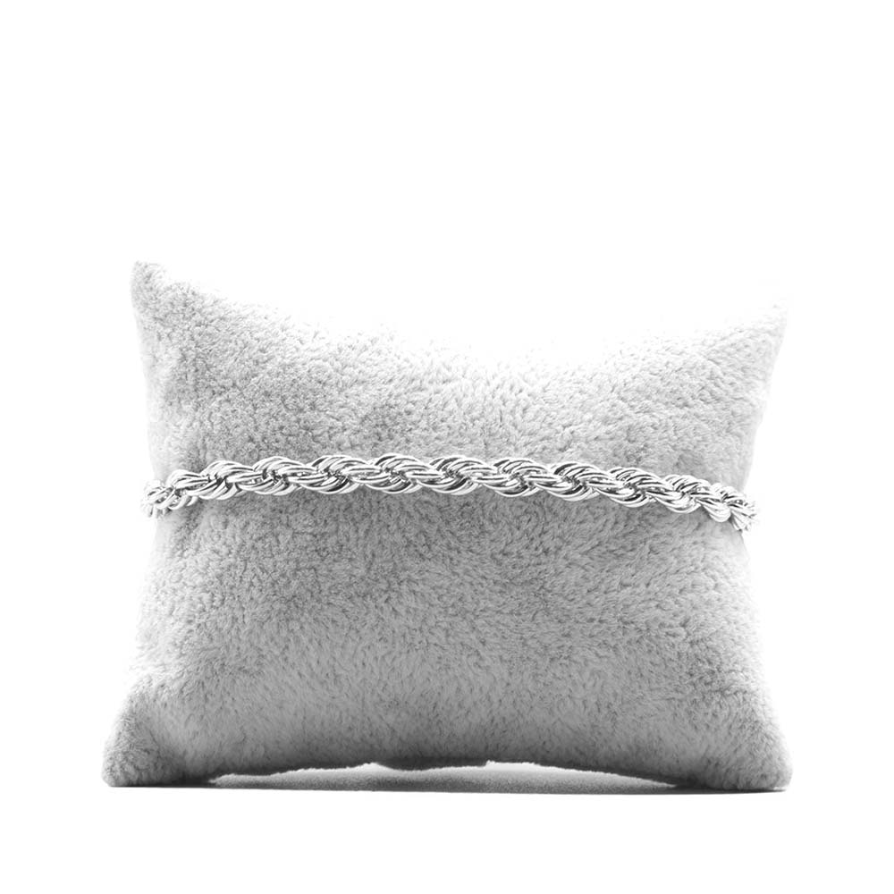 Gourmette Cordage Argent