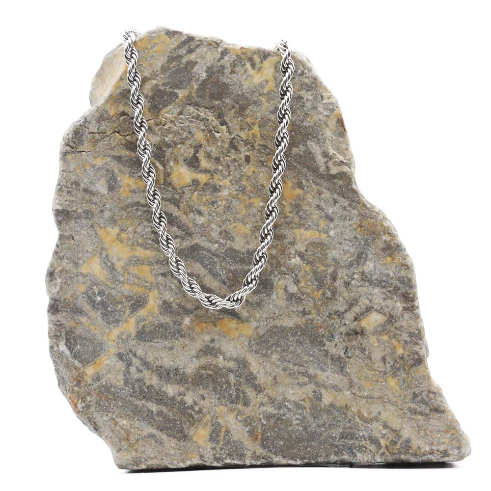 Collier Cordage - 4,5 mm Argent 2