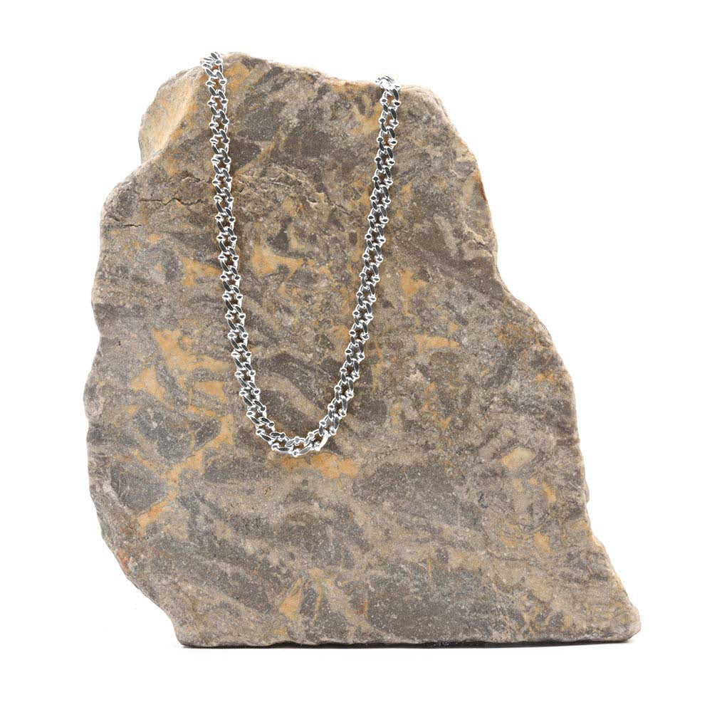 Collier Cubain Perle Argent