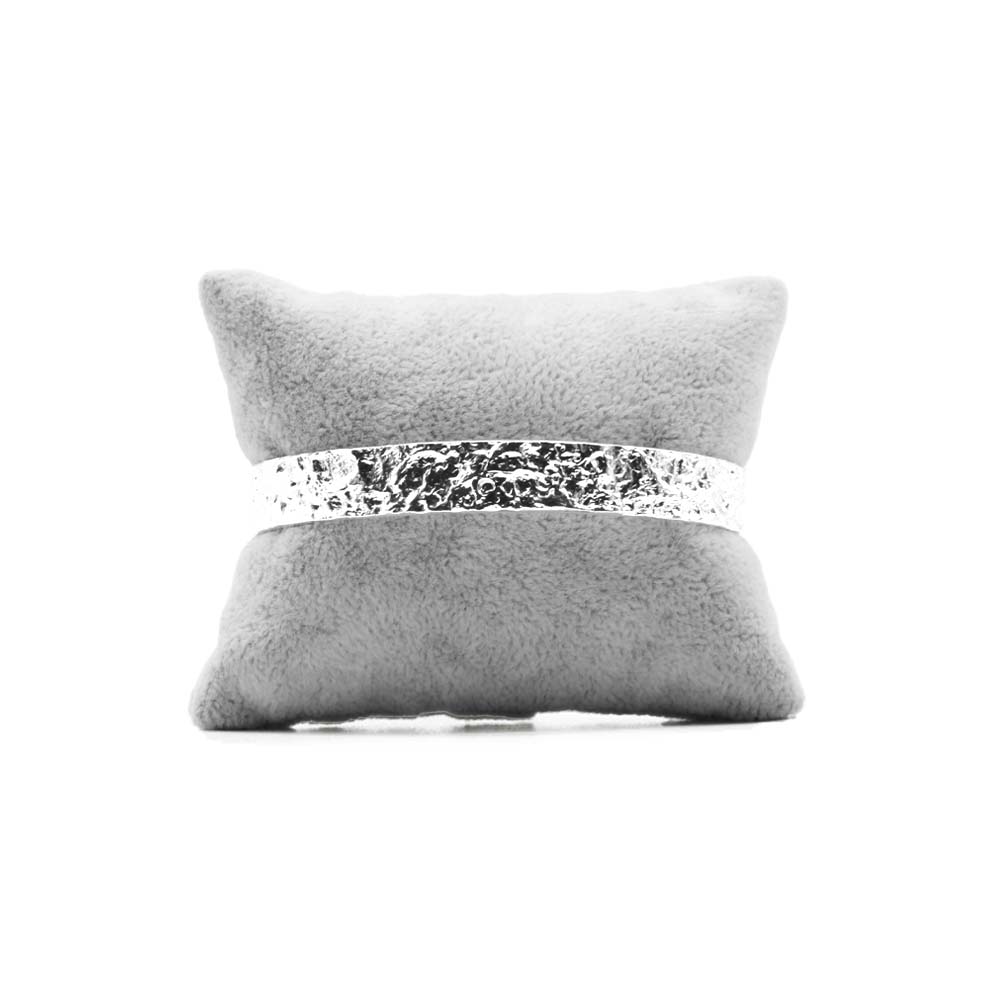 Bracelet de Créateur Jonc Feuille Argent