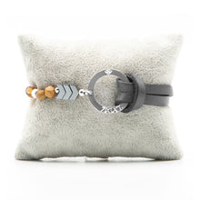 Charger l&#39;image dans la galerie, Bracelet Personnalisable Phoenix Woodstone Argent Gris