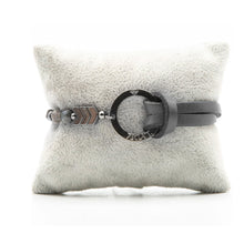 Charger l&#39;image dans la galerie, Bracelet Personnalisable Phoenix Gabbro Ruthénium Gris