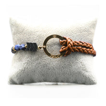 Charger l&#39;image dans la galerie, Bracelet Personnalisable Phoenix Sodalite Or Marron T