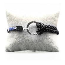 Charger l&#39;image dans la galerie, Bracelet Personnalisable Phoenix Sodalite Argent Noir T