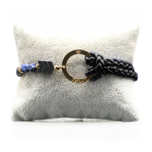 Charger l&#39;image dans la galerie, Bracelet Personnalisable Phoenix Sodalite Or Noir T