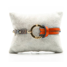 Charger l&#39;image dans la galerie, Bracelet Personnalisable Phoenix Gabbro Or Orange