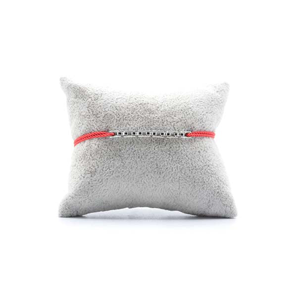 Bracelet Sobre - Rouge Argent