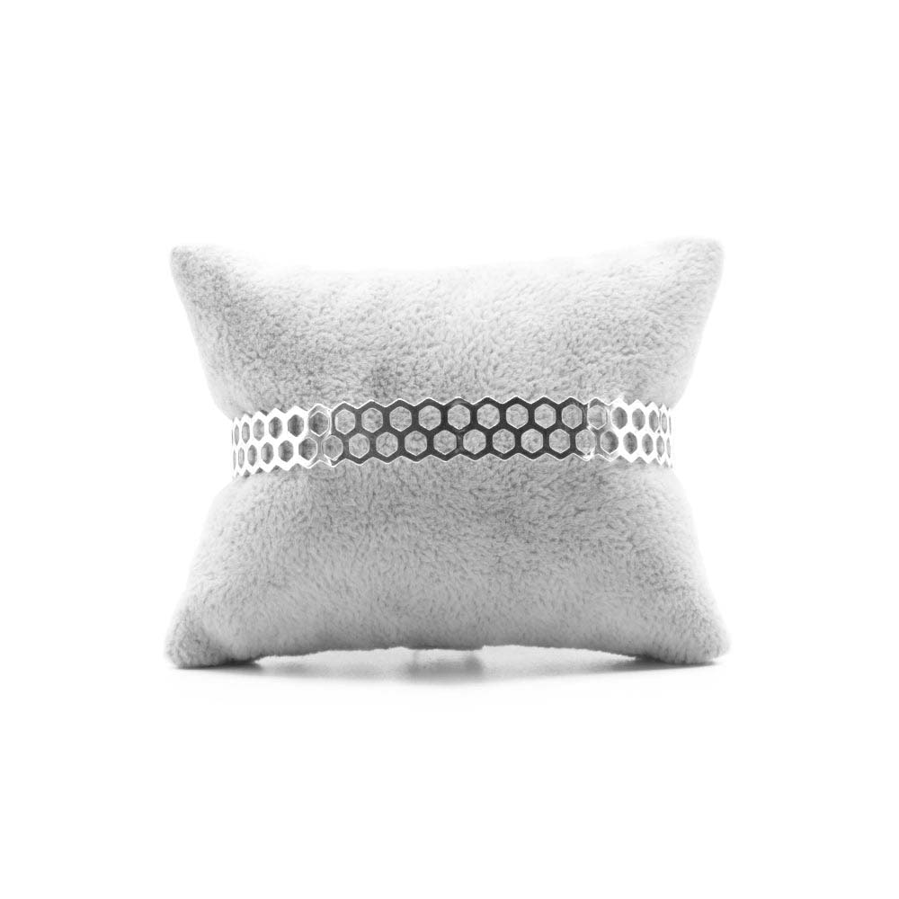 Bracelet de Créateur Jonc Ruche Argent