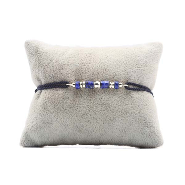 Bracelet Impérial Cordon Bleu Marin Sodalite Argent 2